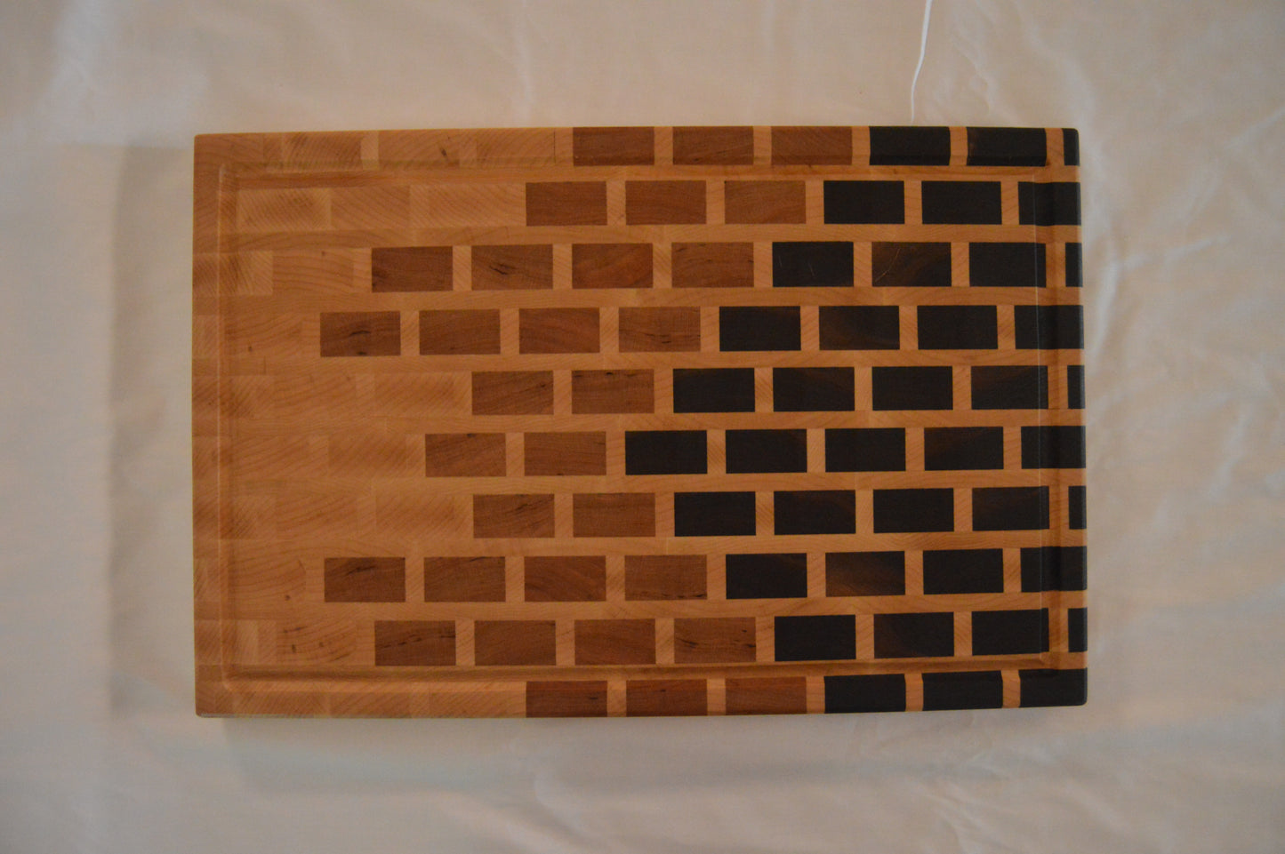 Ombre Brick Style End Grain Cutting Board