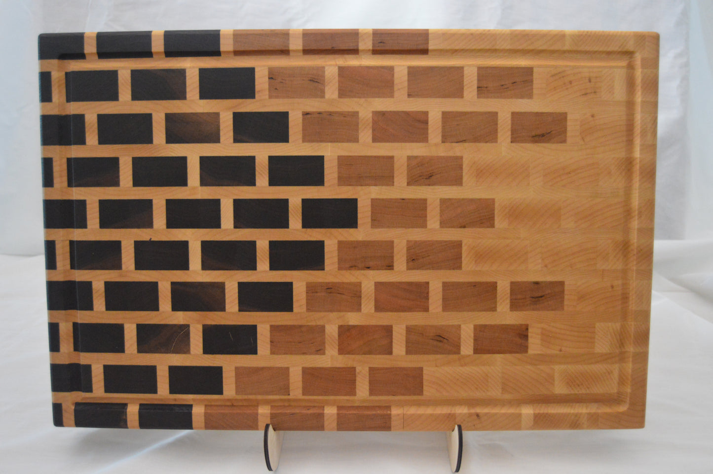 Ombre Brick Style End Grain Cutting Board