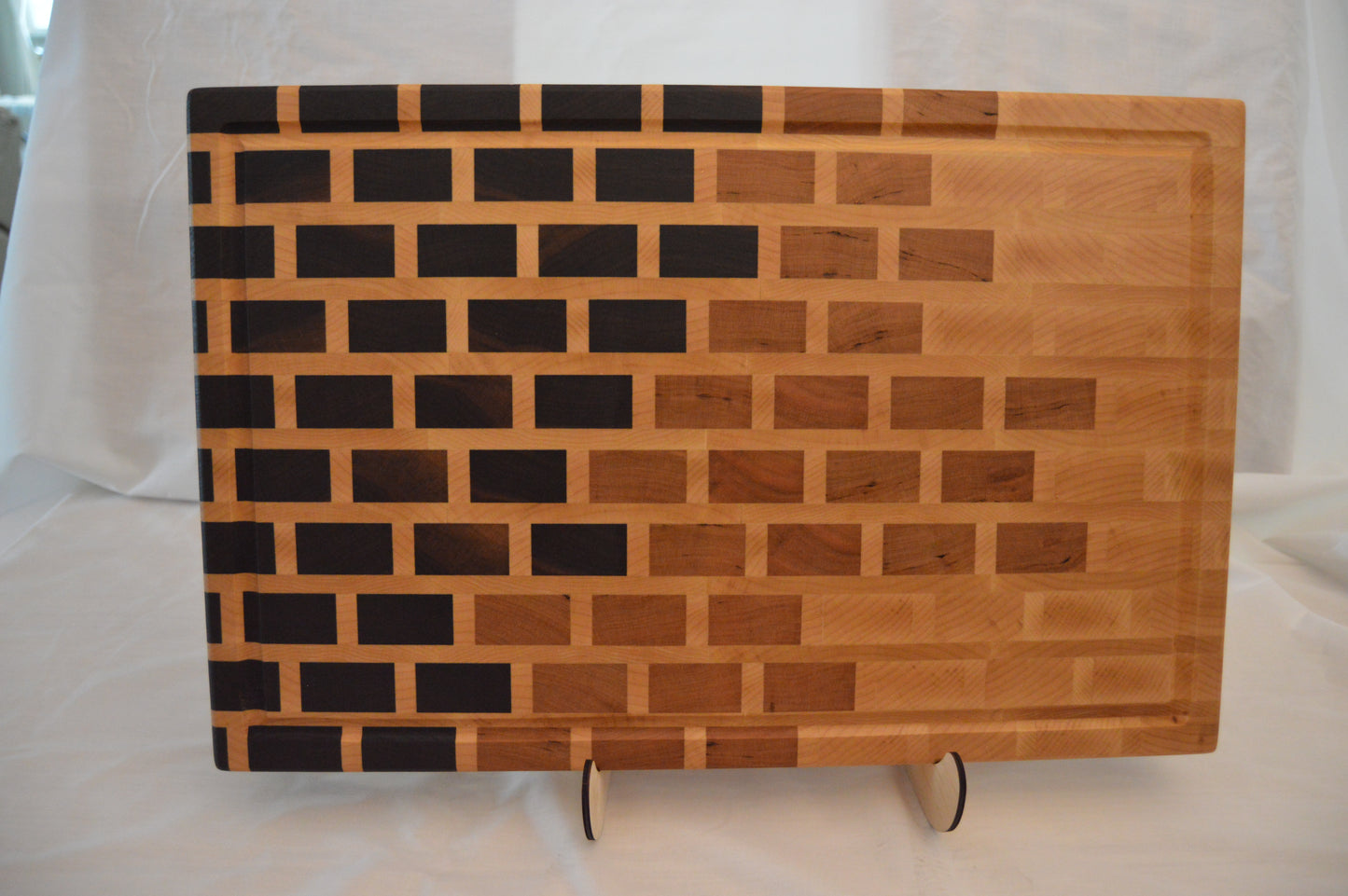 Ombre Brick Style End Grain Cutting Board