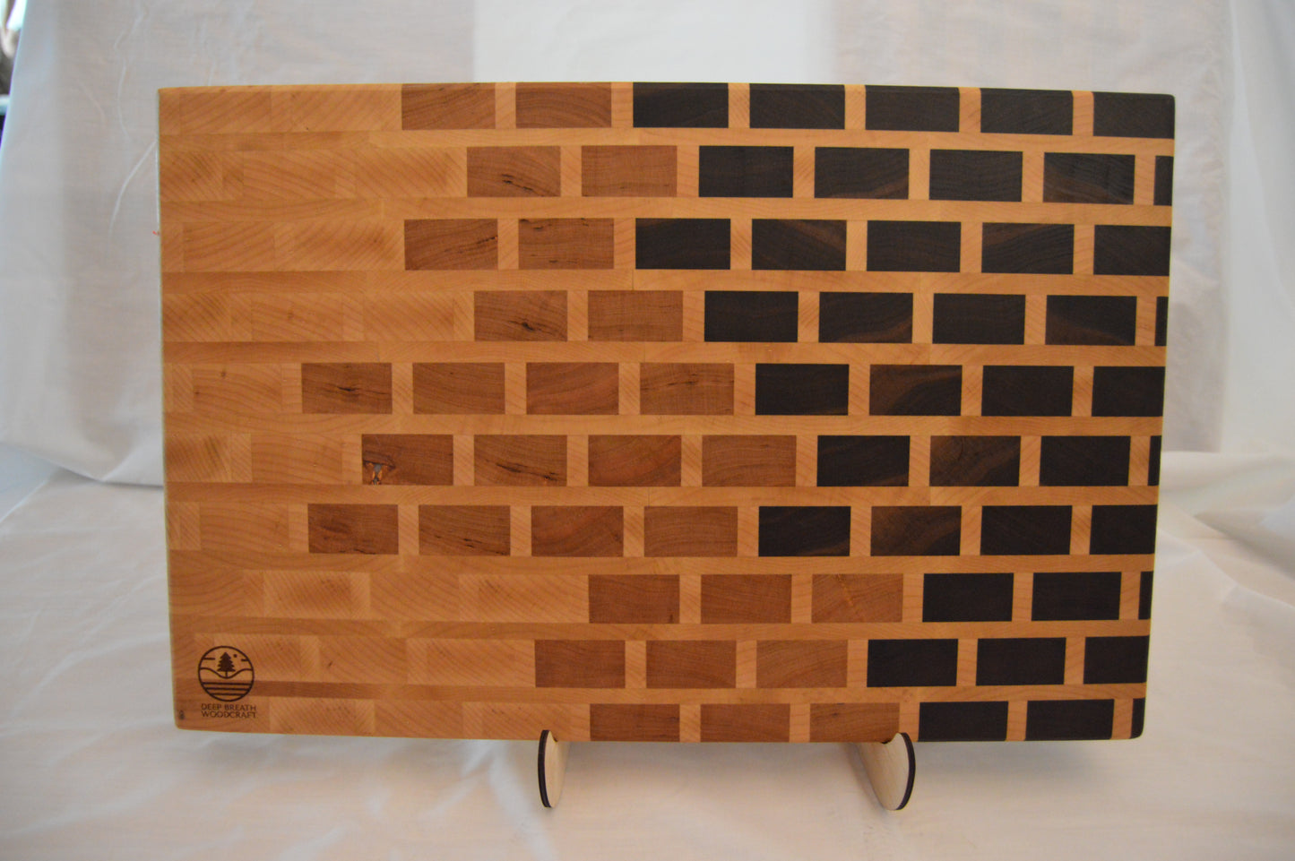 Ombre Brick Style End Grain Cutting Board