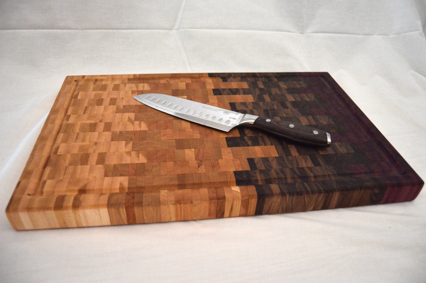 Ombre End Grain Cutting Board