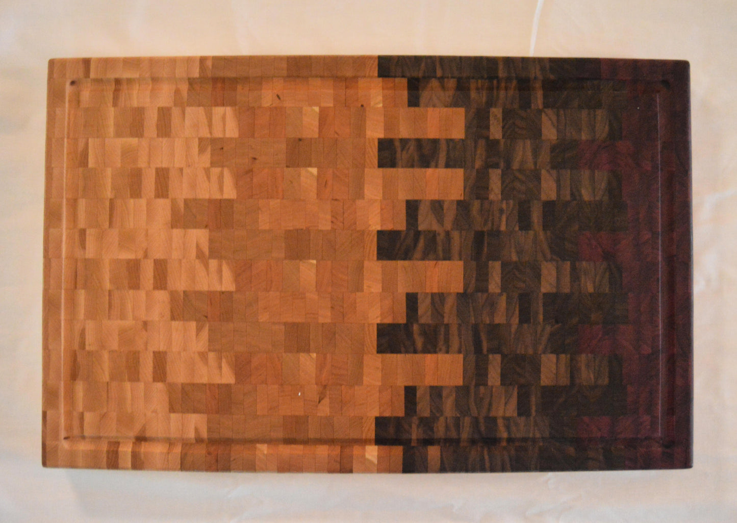 Ombre End Grain Cutting Board